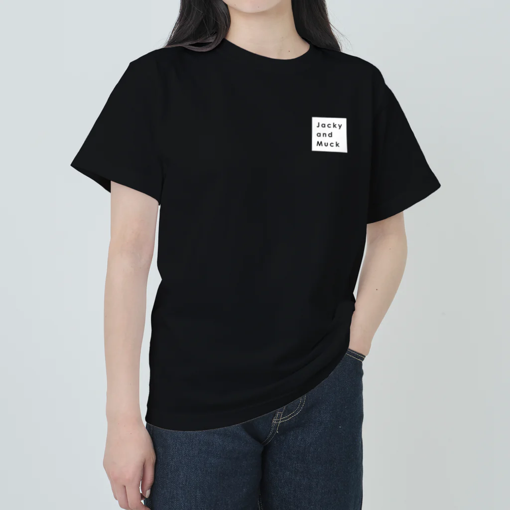 Jacky and Muckのシロツメクサ。 Heavyweight T-Shirt