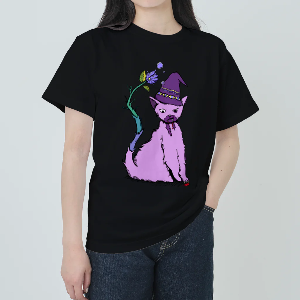 1847のWitch Vampire Cat ヘビーウェイトTシャツ