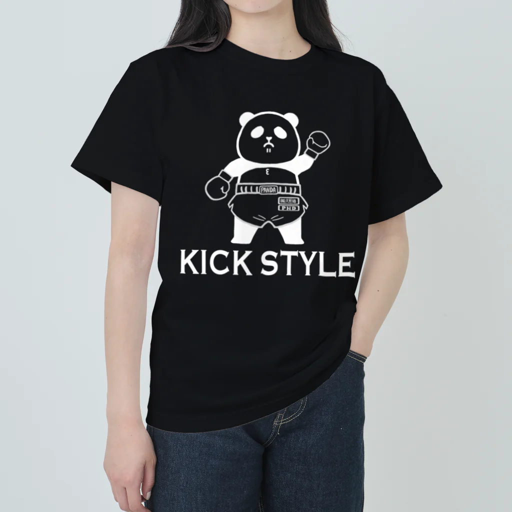 パンダプロレス&パンダジムのパンダプロレス　キックボクシング Heavyweight T-Shirt