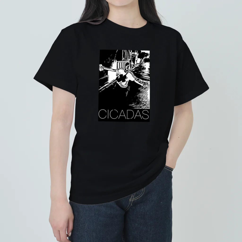 cicaDasのCICADAS公式　レイン ヘビーウェイトTシャツ