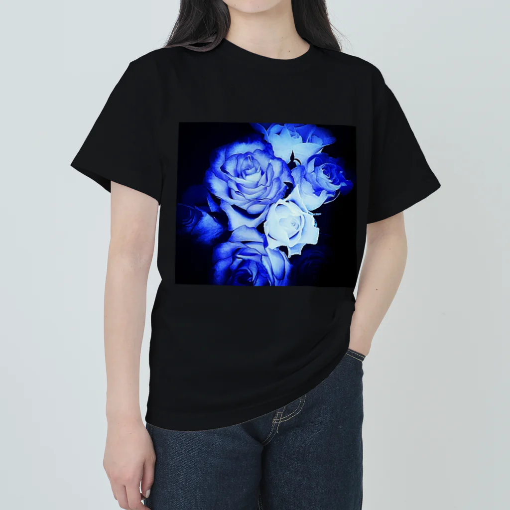 Anna’s galleryのBLUE Rose ヘビーウェイトTシャツ