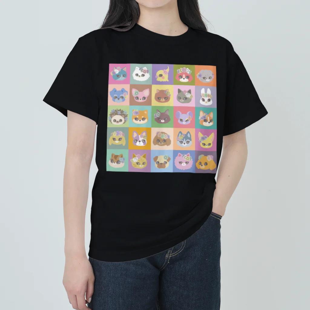 sachiko2004shopのFam& マルチカラー ヘビーウェイトTシャツ