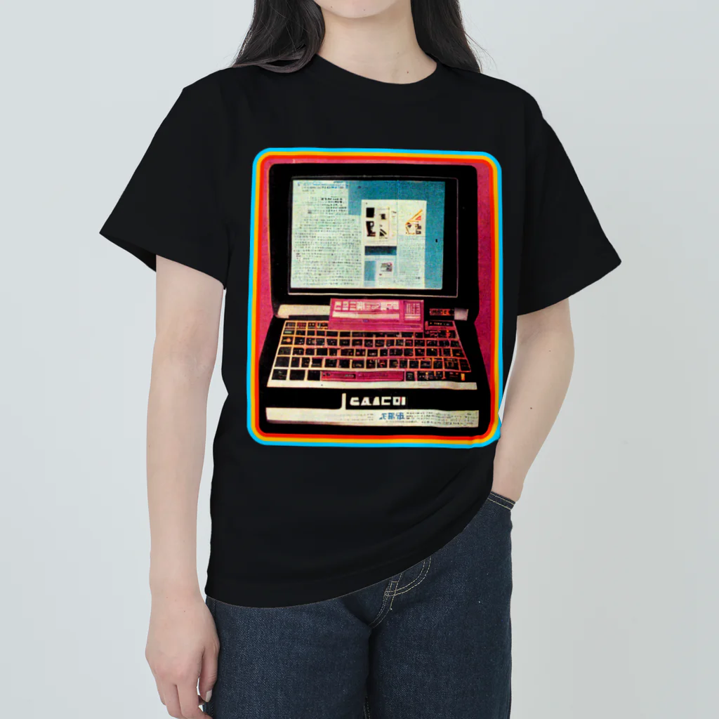 Neokiの80年代の架空PC ヘビーウェイトTシャツ