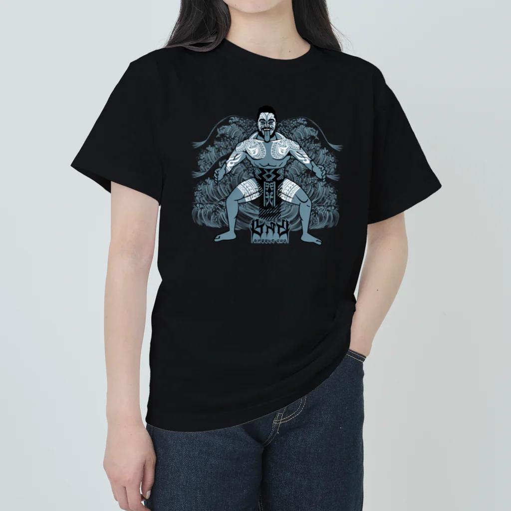 b.n.d [街中でもラグビーを！]バインドの鬨（とき）／b.n.d battle cry Heavyweight T-Shirt