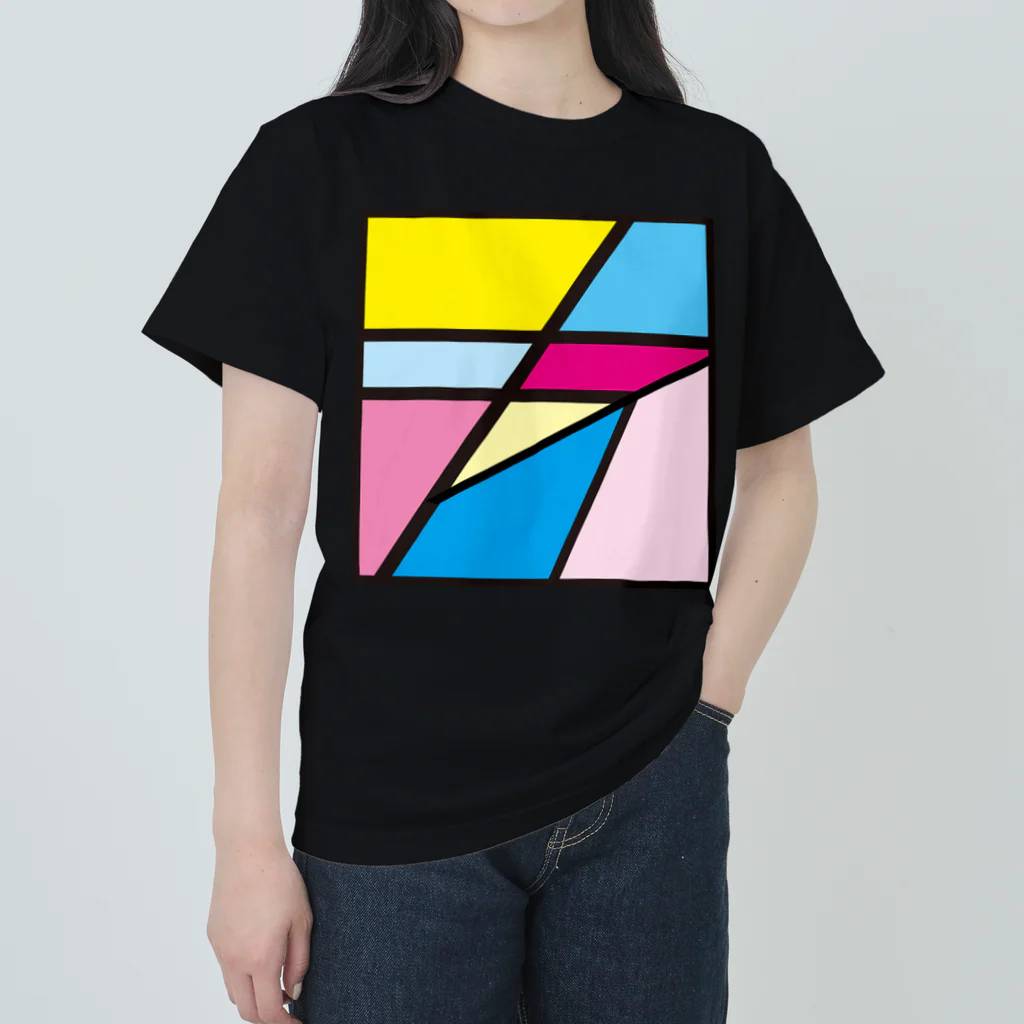 キイフォルダ／kiifolderのキイ スクエアロゴCMYK Heavyweight T-Shirt