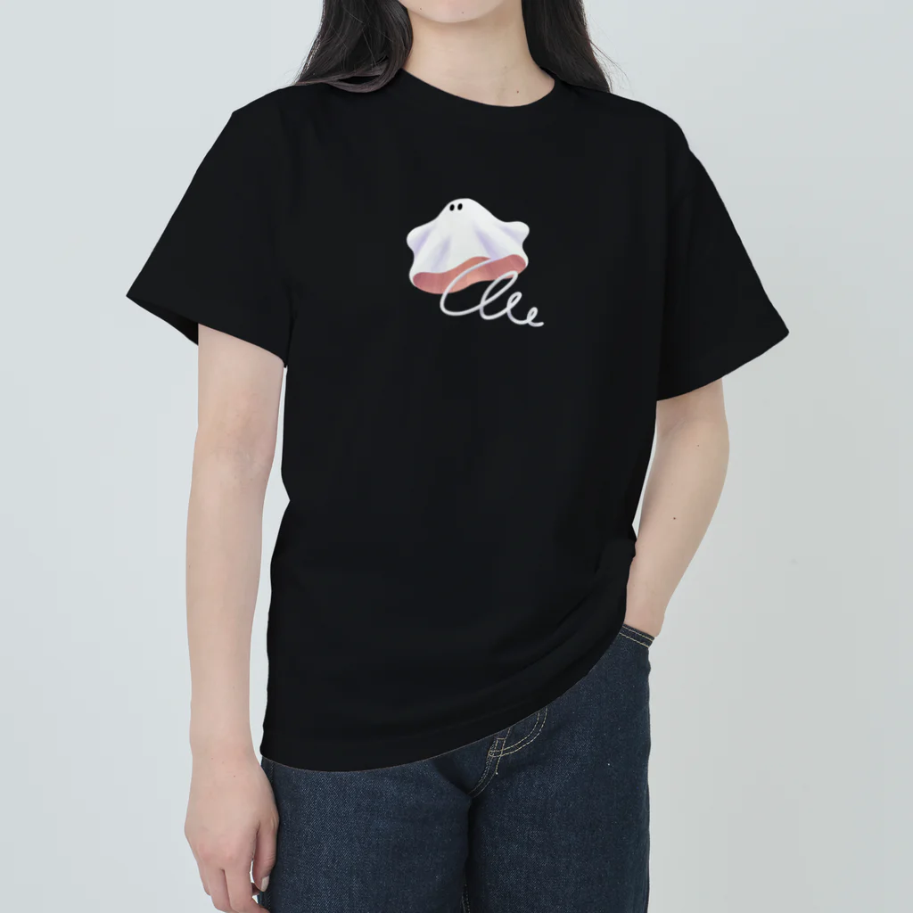 huroshikiのほつれるゴーストB ヘビーウェイトTシャツ