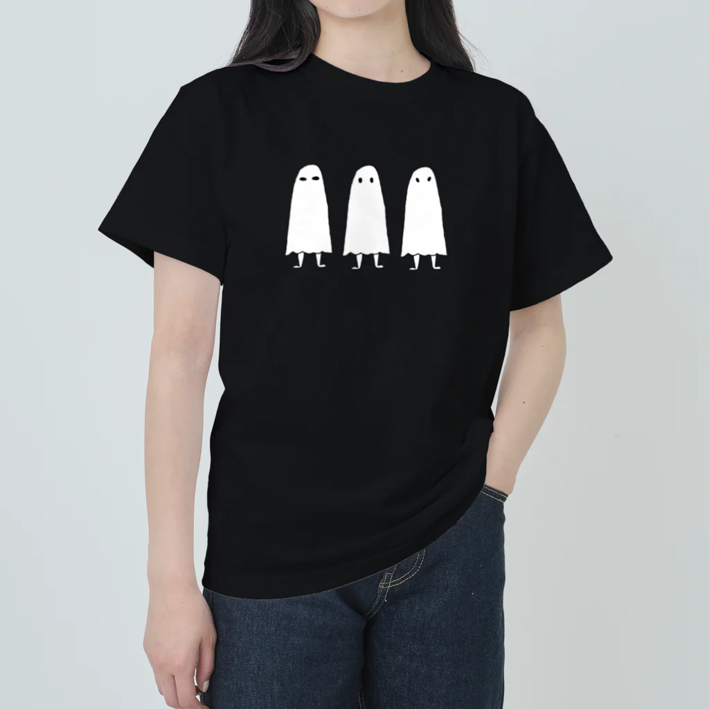 Groovy Gloomy GooddayのGood vibes Ghosts ヘビーウェイトTシャツ