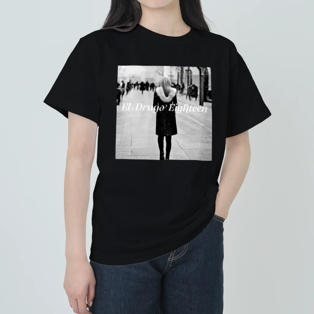 El Dracoのthe winter town ヘビーウェイトTシャツ