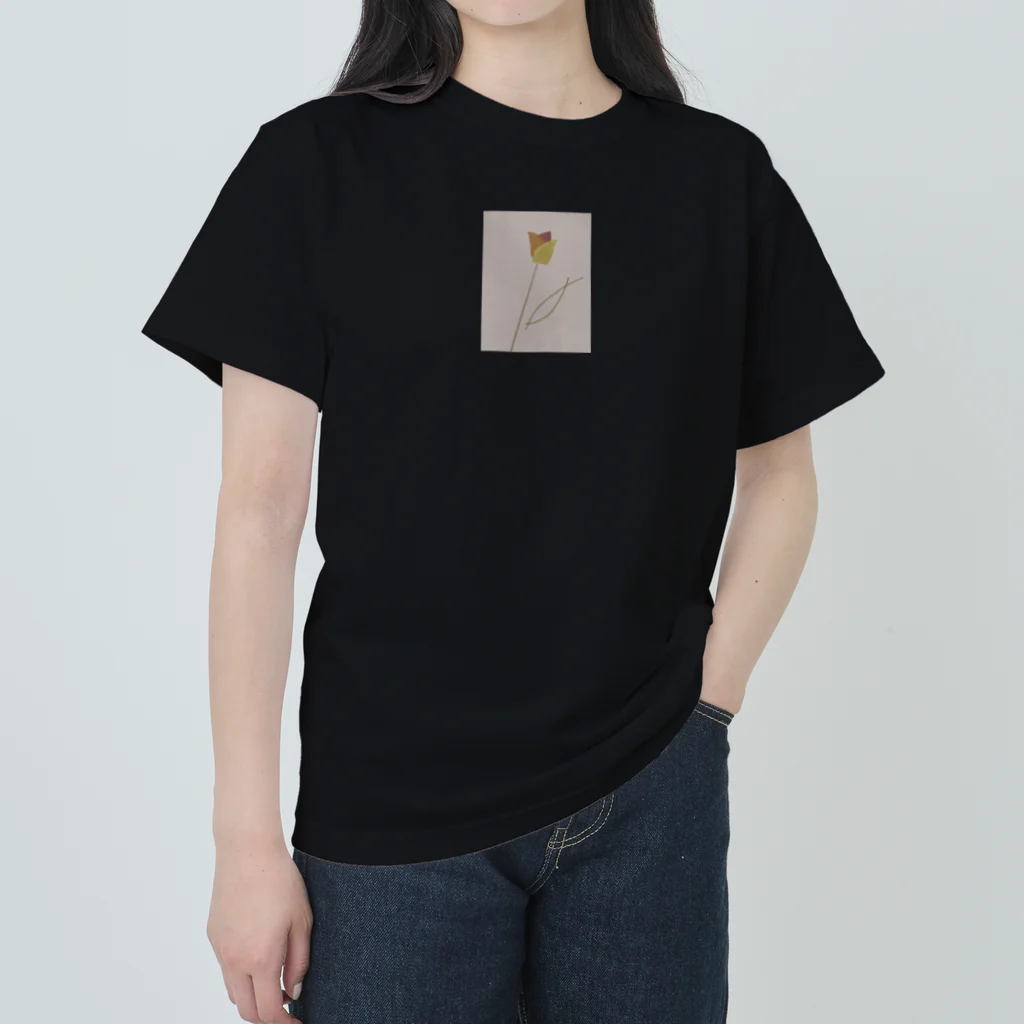 rilybiiのtulip Art * sweet potato Heavyweight T-Shirt