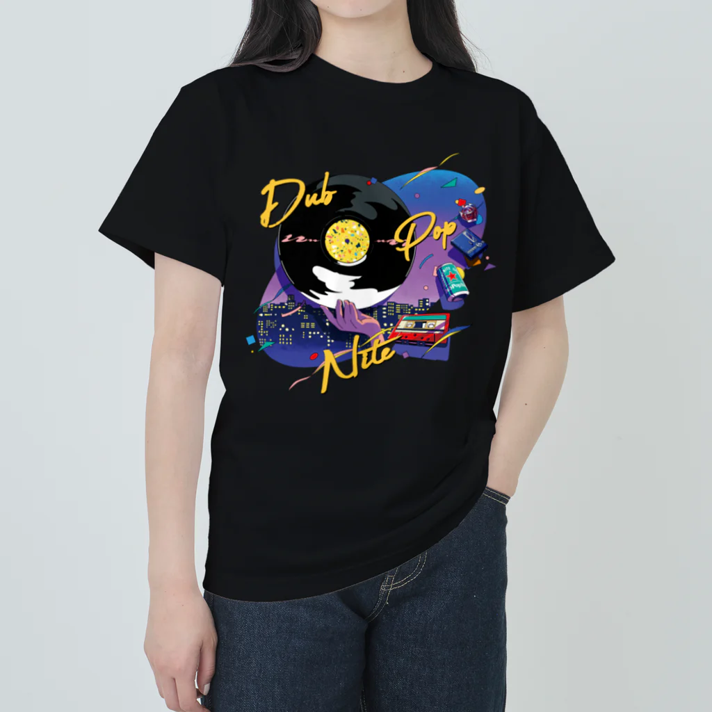 DUBPOPNITEANDMOREのDPN11 / SOUVENIR TEE (purple nite) ヘビーウェイトTシャツ