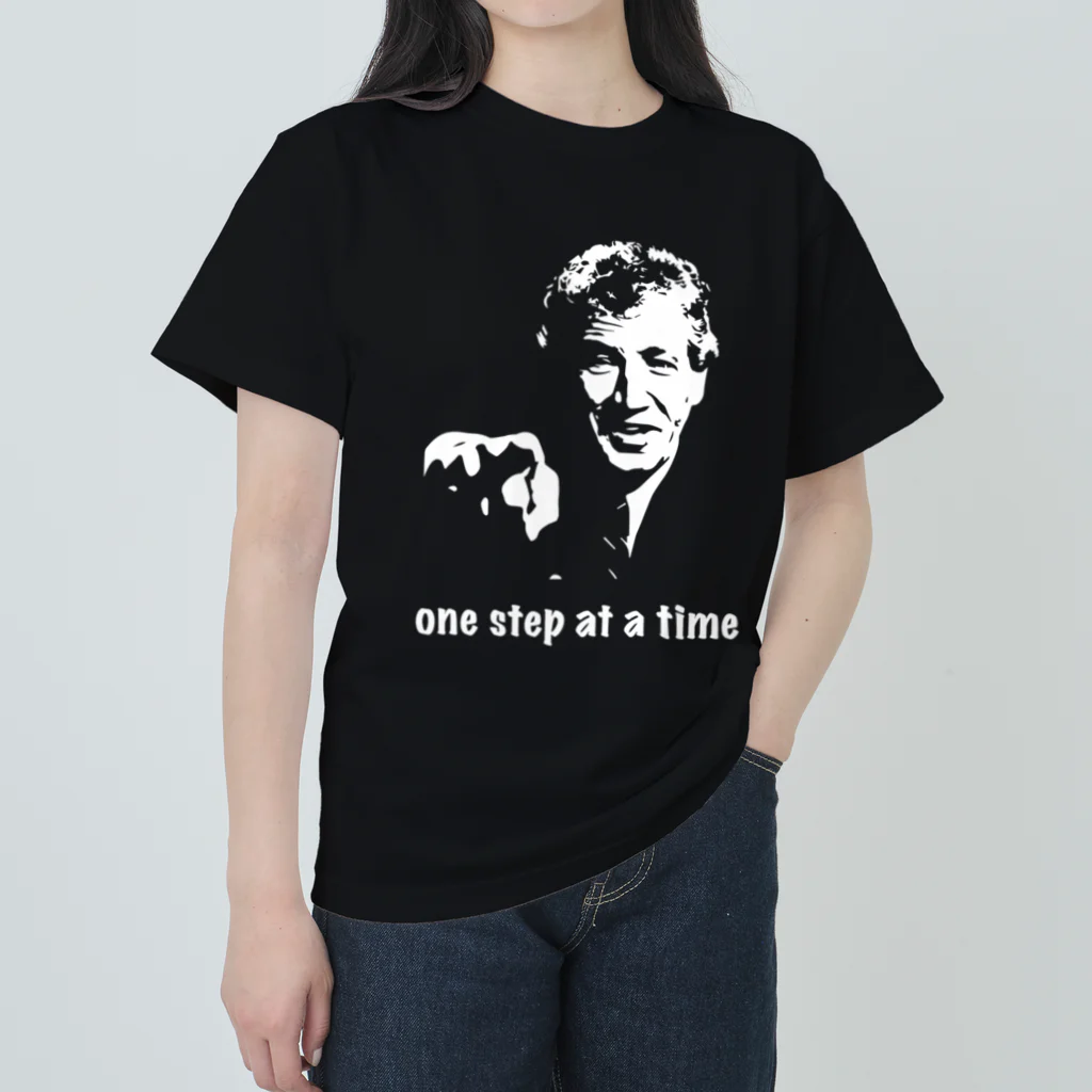 www_wwwのone step at a time  ヘビーウェイトTシャツ