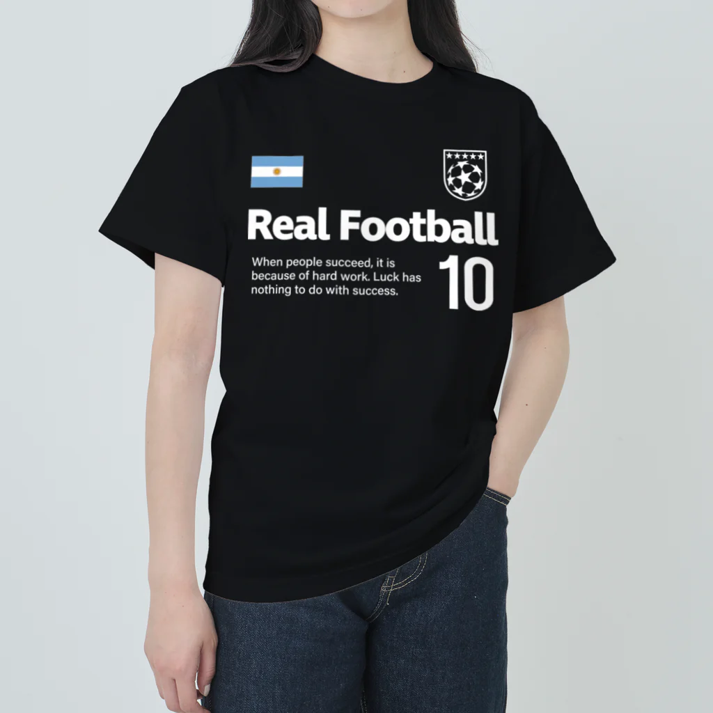 アージーのリアルフットボール アルゼンチン Heavyweight T-Shirt