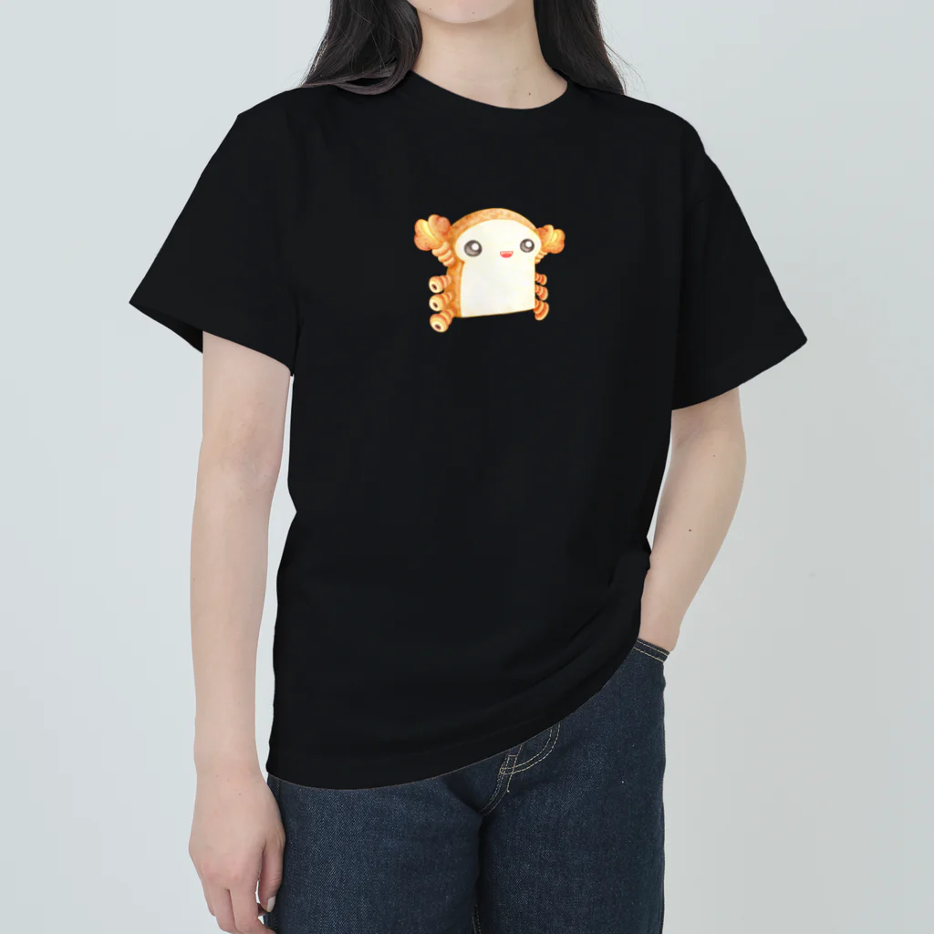 satoayaのアニマルカフェのシ―フードアニマル　カニパン Heavyweight T-Shirt