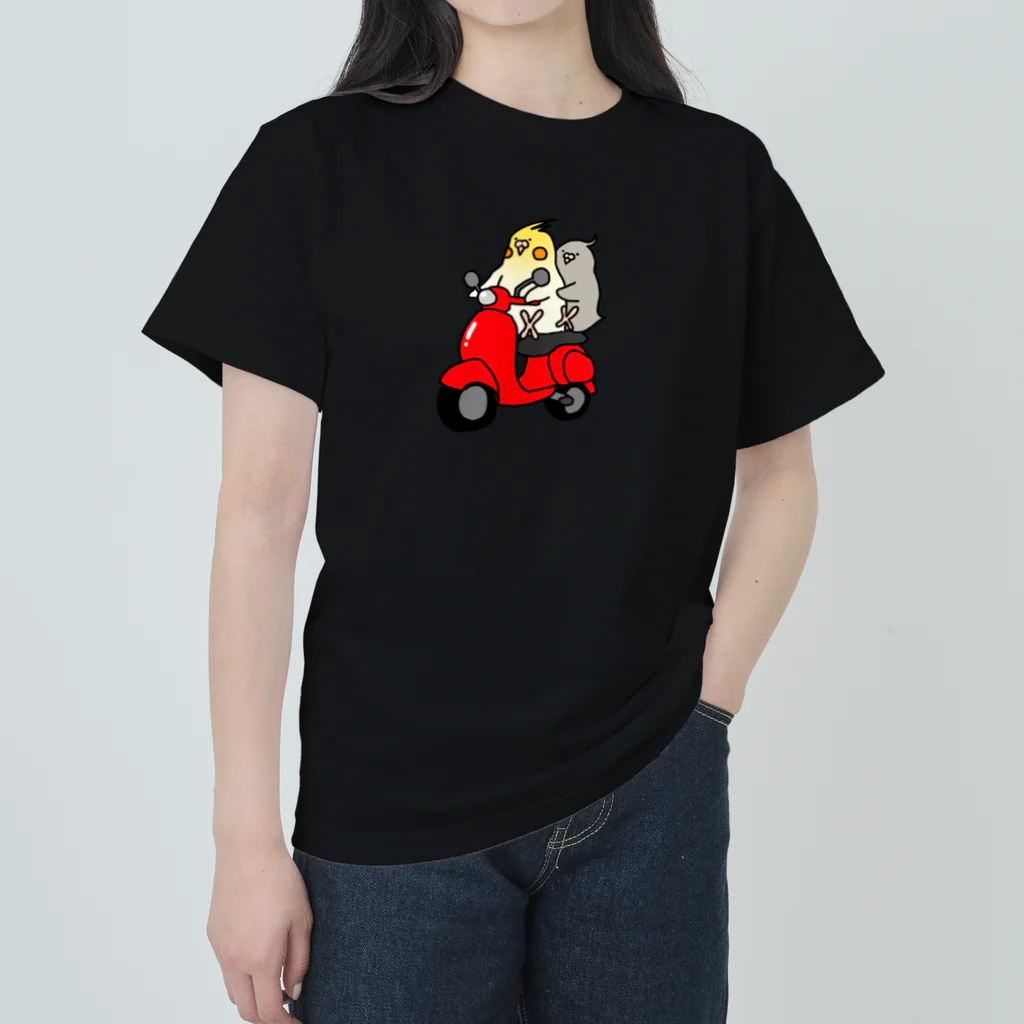 bochikumamaのぼーちくバイク ヘビーウェイトTシャツ