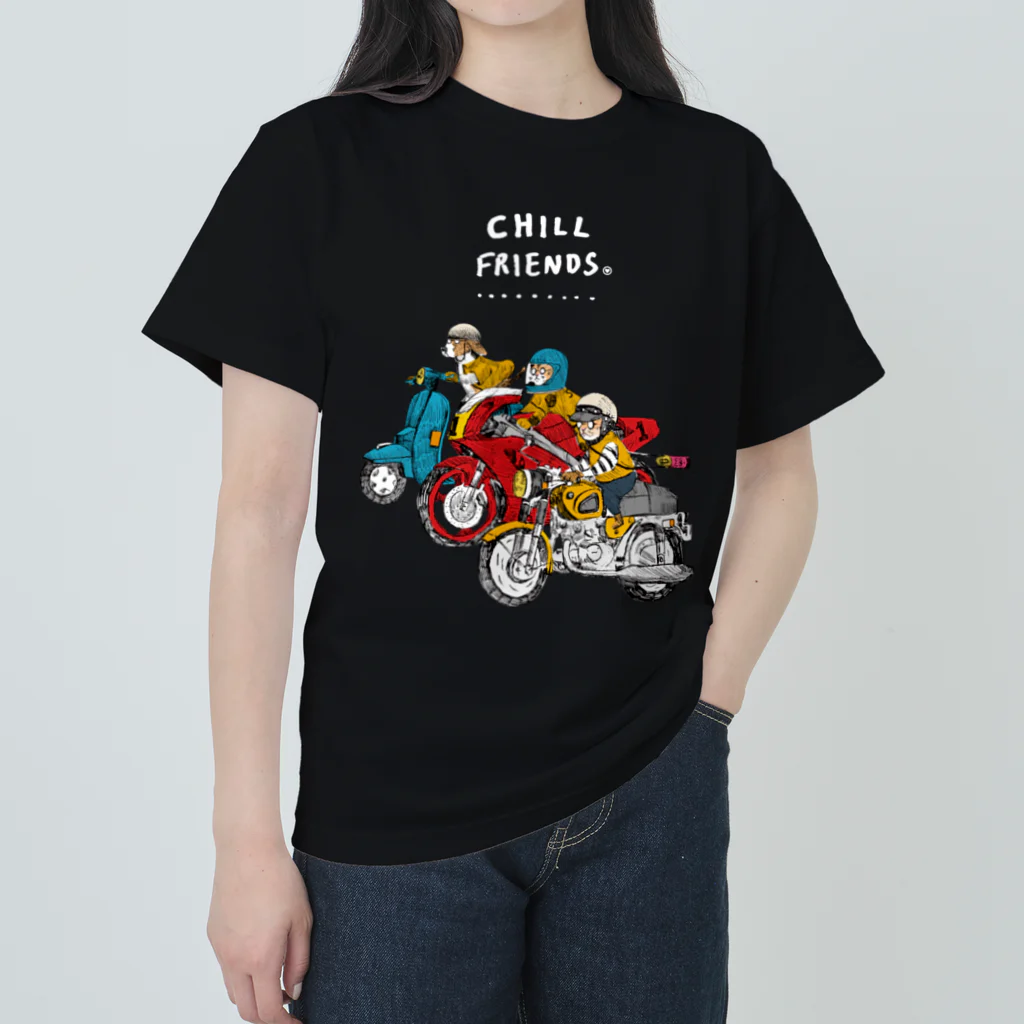 MAiのCHILL FRIENDS_バイカーズ Heavyweight T-Shirt