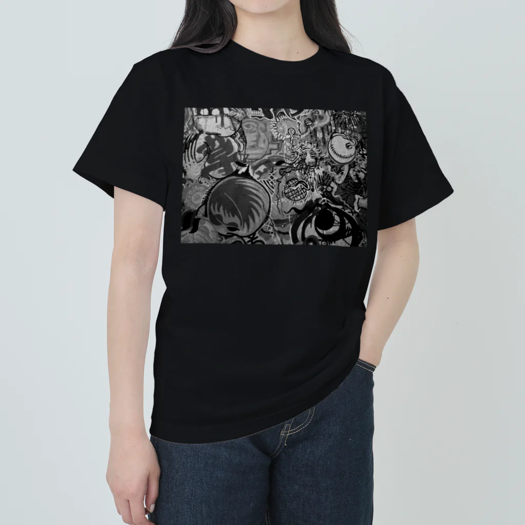 雲平堂の悪羅悪羅 Heavyweight T-Shirt