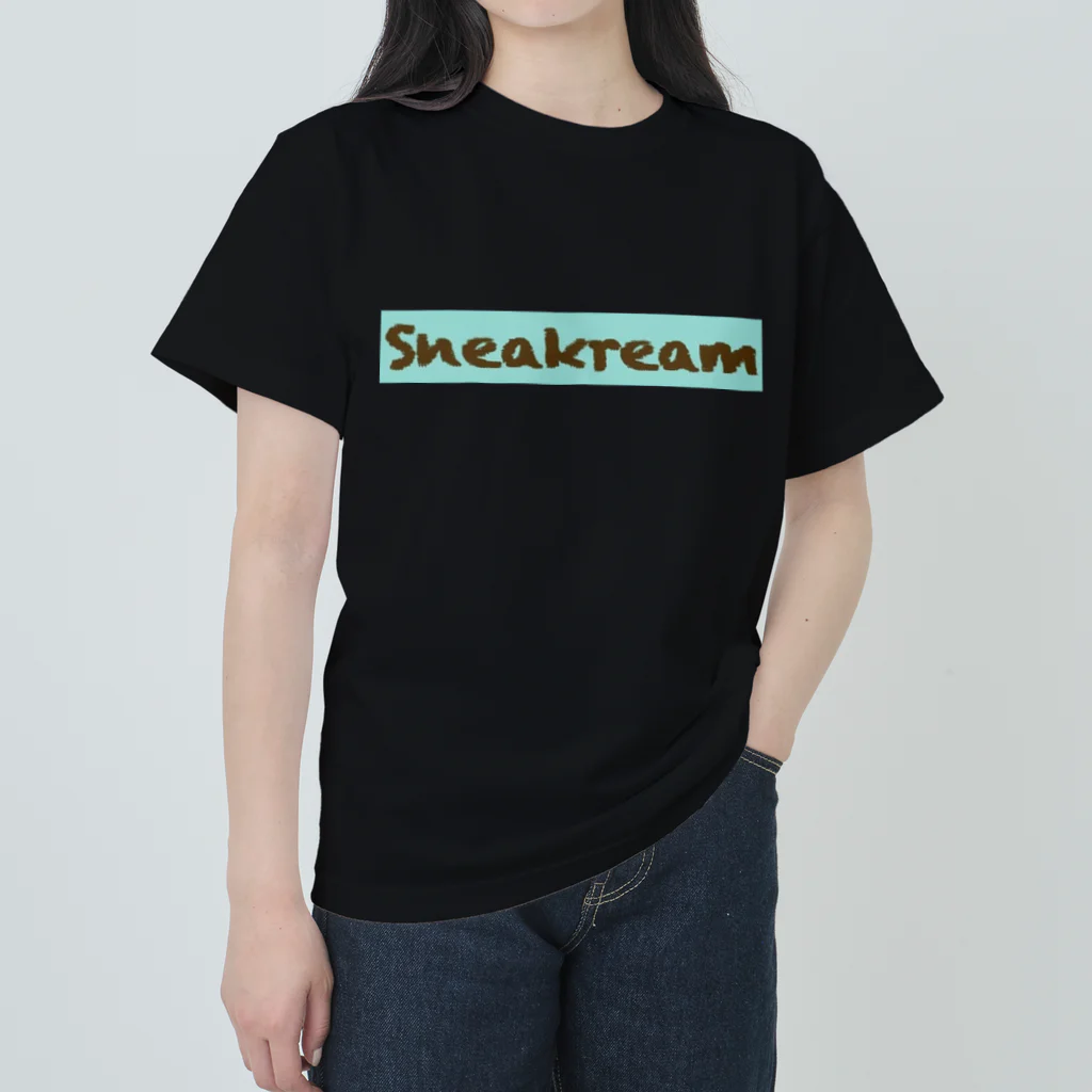 Sneakreamのチョコミントアイスクリームスニーカー ヘビーウェイトTシャツ