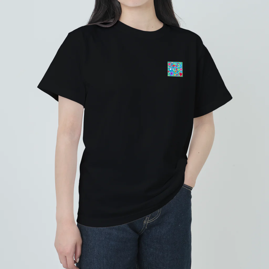 カレー屋　月夜のライオンの愛がいっぱい❤️ Heavyweight T-Shirt