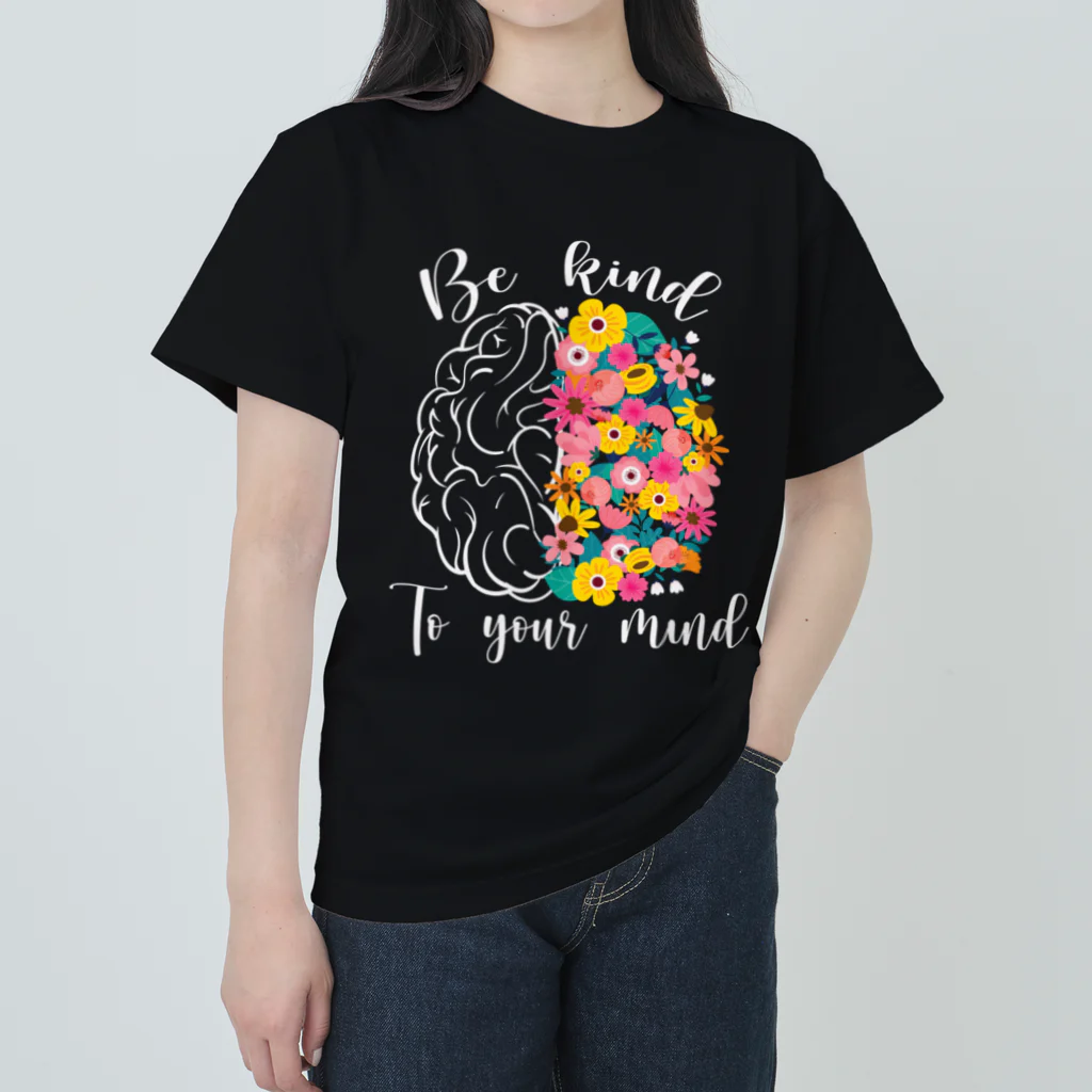 SensiSense センシセンスのBe kind to your mind Heavyweight T-Shirt