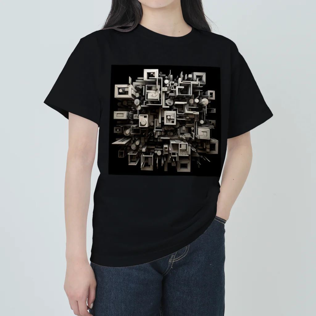 Cream-Sodaのpuzzling structure ヘビーウェイトTシャツ