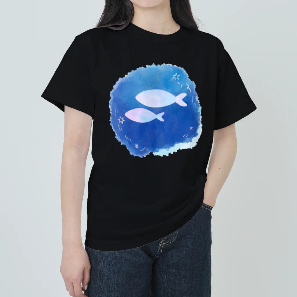 RabbitHouseの儚い魚 ヘビーウェイトTシャツ