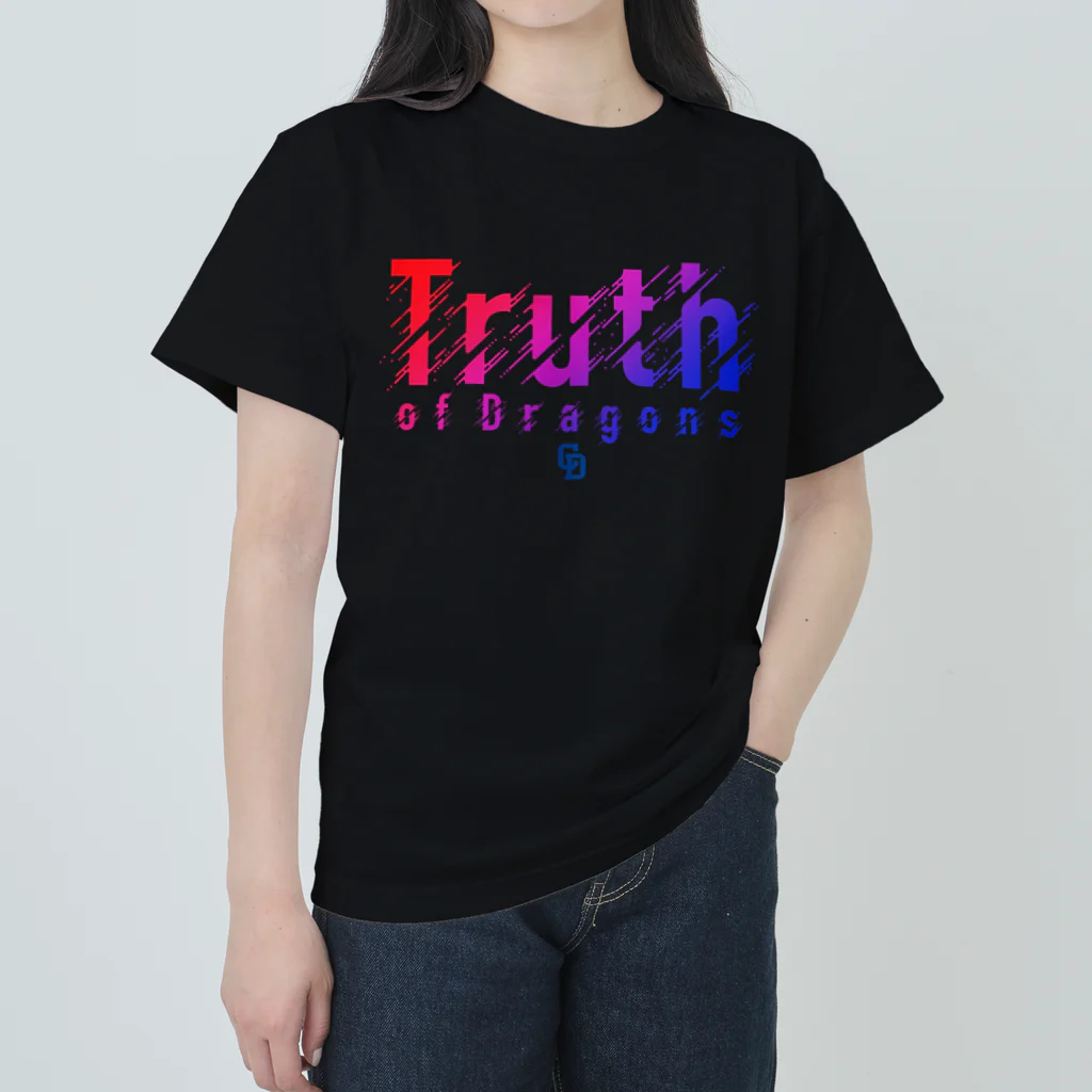 中日ドラゴンズ公式YouTubeチャンネル グッズショップの【値下げ】Truth of Dragons2022 ロゴグッズ ヘビーウェイトTシャツ