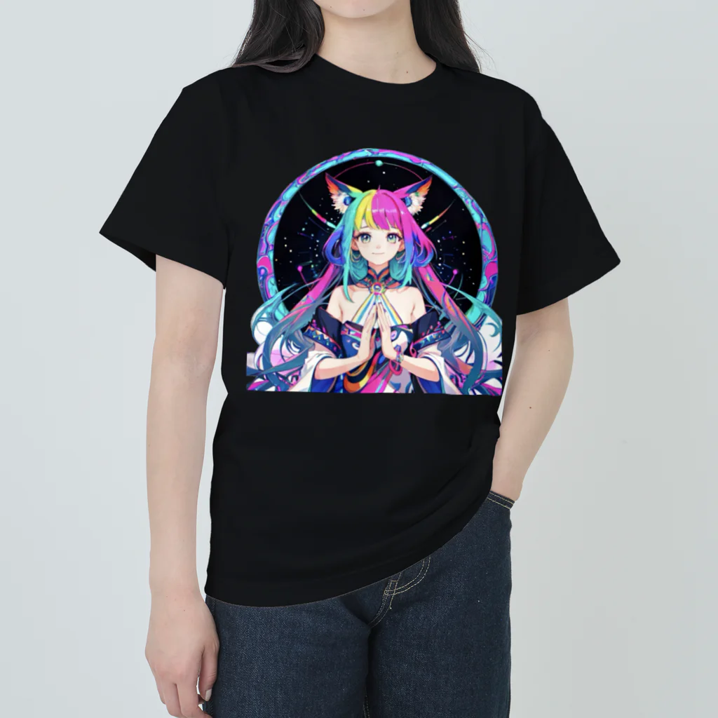 ミネラル太郎の幻想少女リリー　〜星々との対話〜 Heavyweight T-Shirt