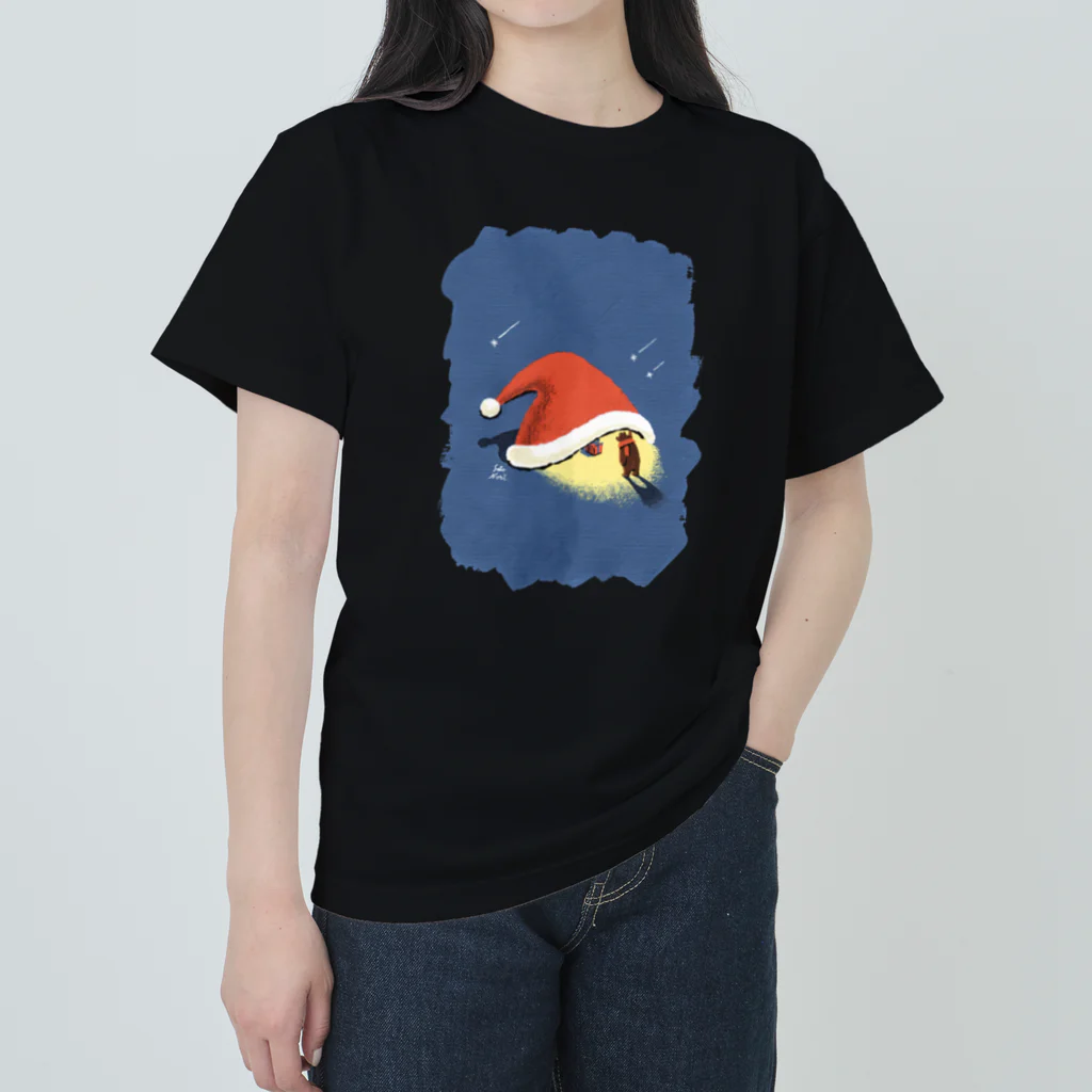 サトウノリコ*の帽子の中には……(塗り) ヘビーウェイトTシャツ