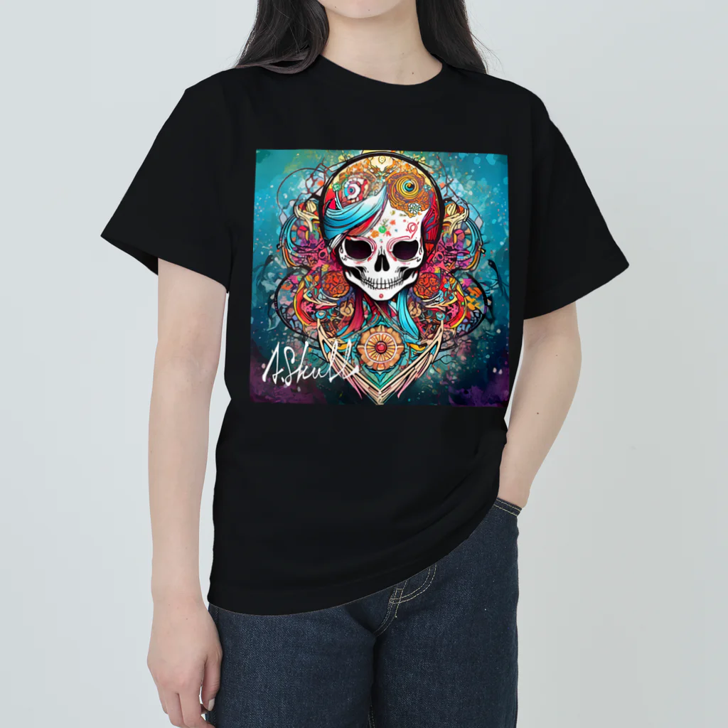 A.SkullのSkull_007 ヘビーウェイトTシャツ