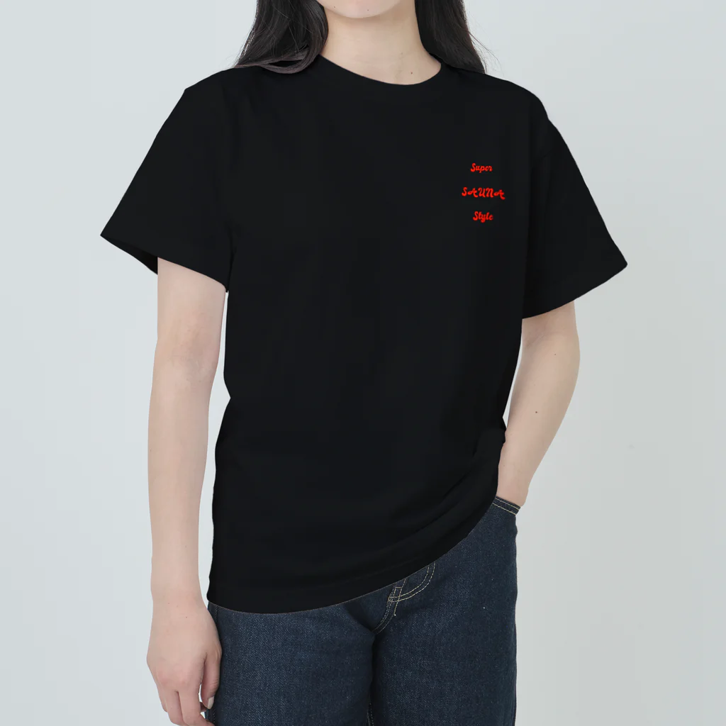 Super Sauna StyleのSuper Sauna Style “Red” Heavyweight T-Shirt