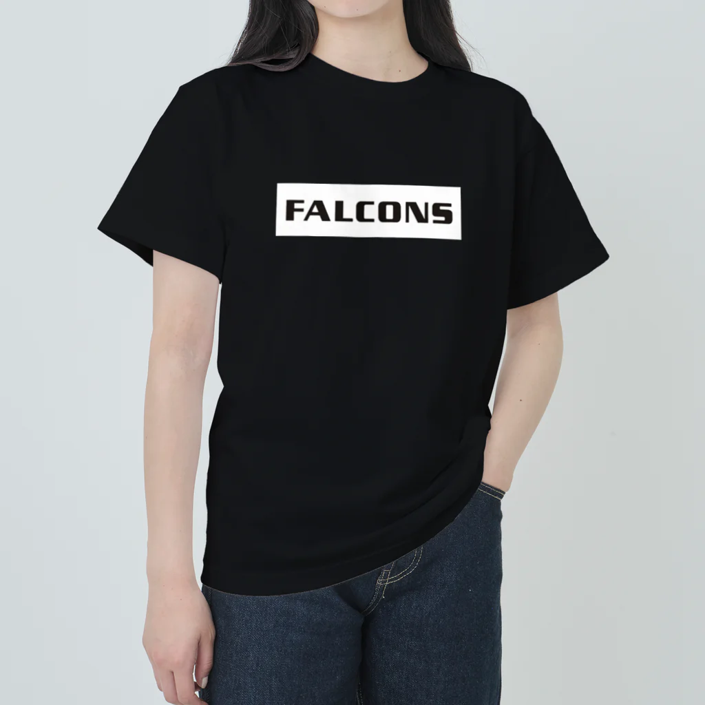 Personal Gym FALCONSのFALCONSホワイトチームB Heavyweight T-Shirt