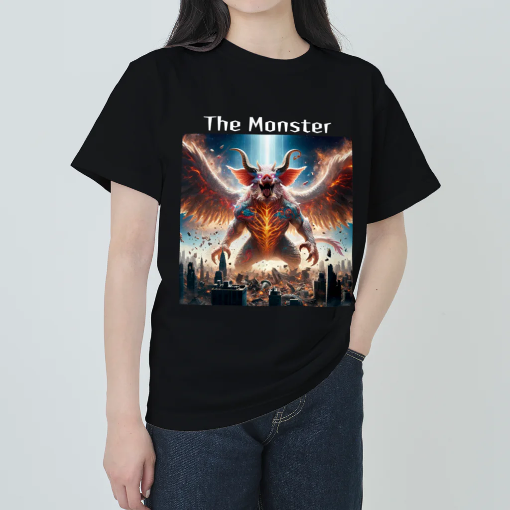 Monster PanicのMonster豚 ヘビーウェイトTシャツ