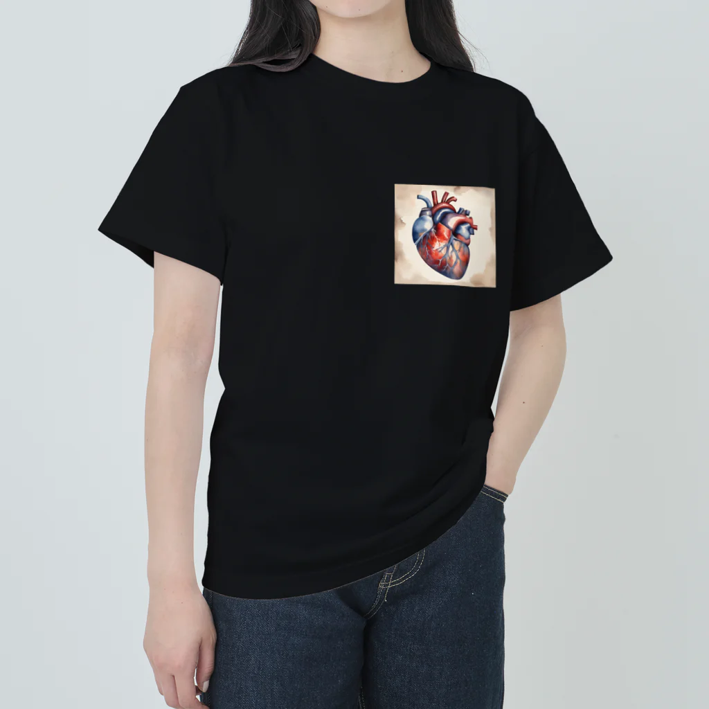 rocco48のやさしいシンゾウ Heavyweight T-Shirt