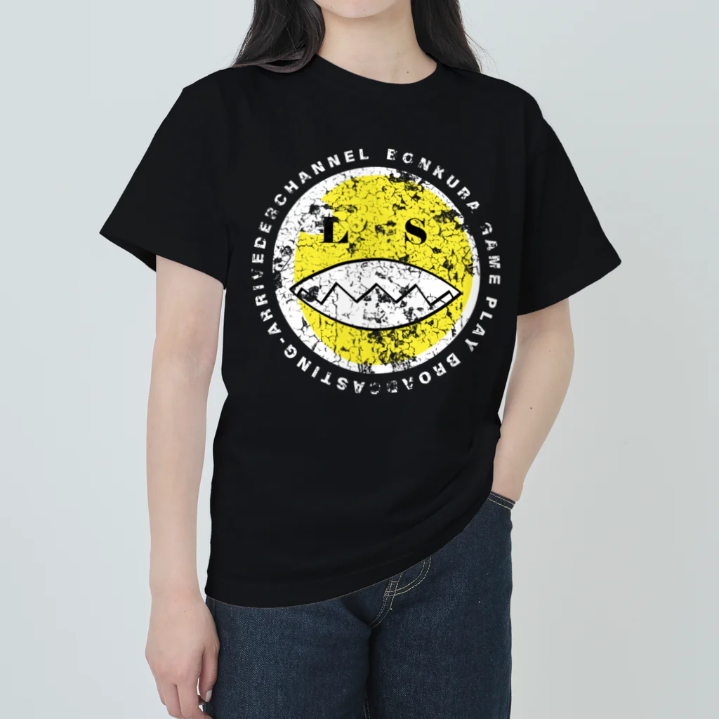 アリーヴェデルチャンネルSHOPのSMILE OLD PAINT3 ヘビーウェイトTシャツ