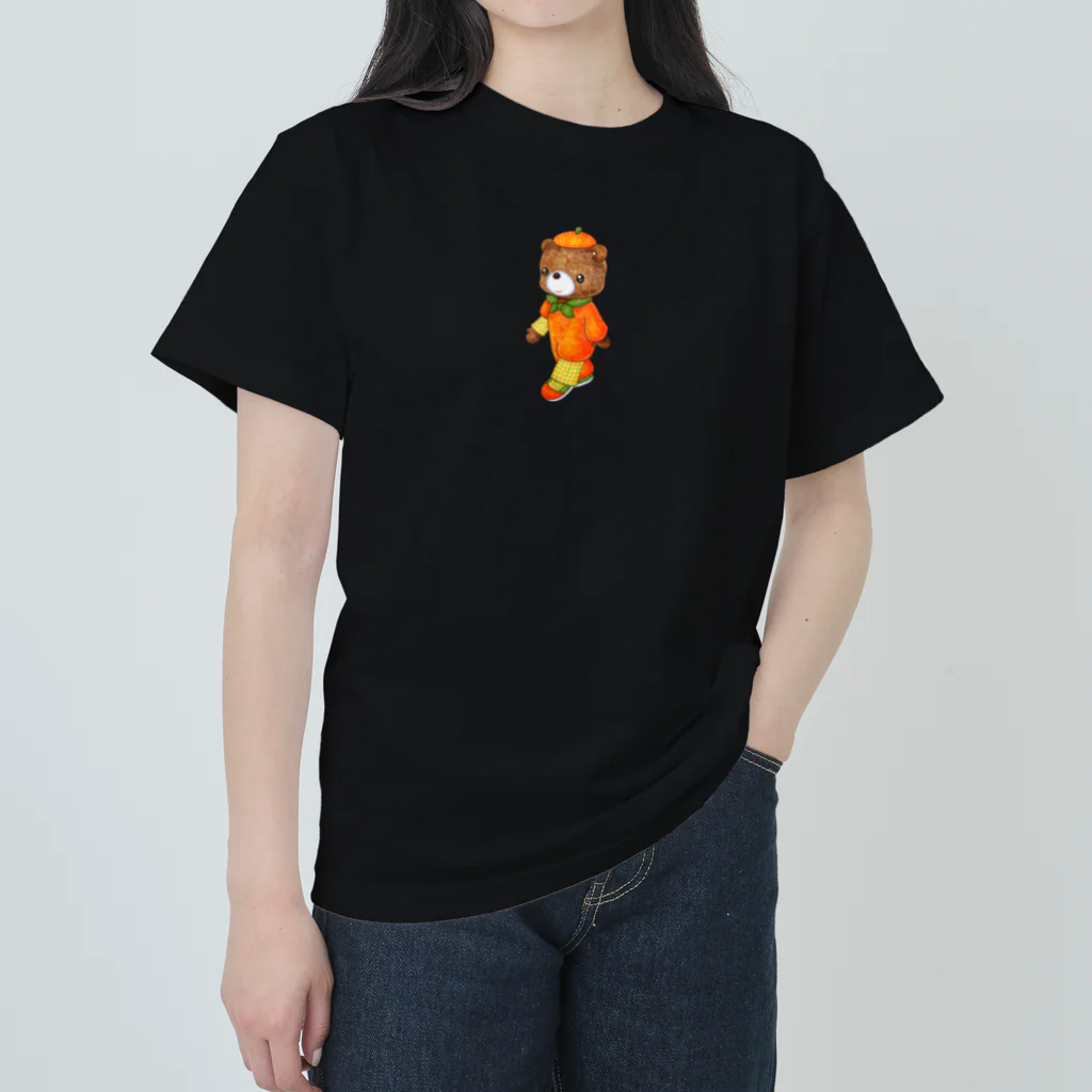 satoayaのアニマルカフェのフルーツファッション　カキ Heavyweight T-Shirt