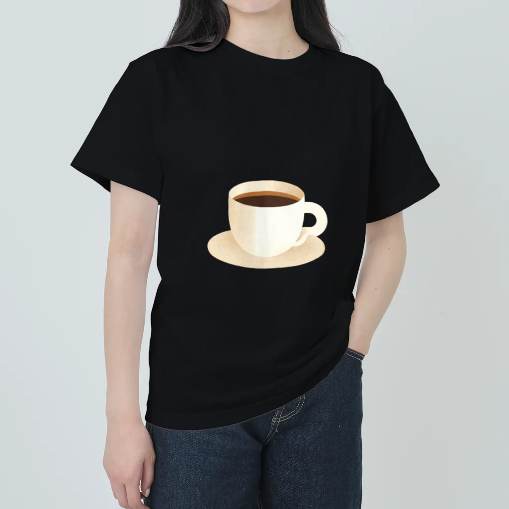 シンプル 組み合わせ用 ファッションのシンプル コーヒー Heavyweight T-Shirt