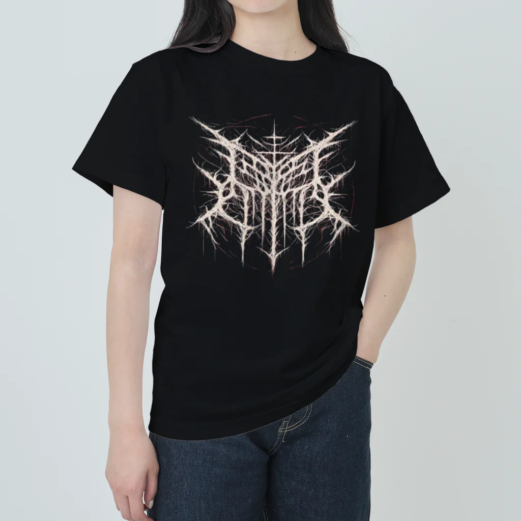 ANTHEMのデスメタルロゴ Heavyweight T-Shirt