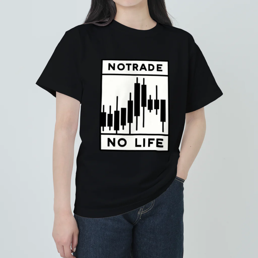 koyayubiのNoTRADE　NoLIFE ヘビーウェイトTシャツ