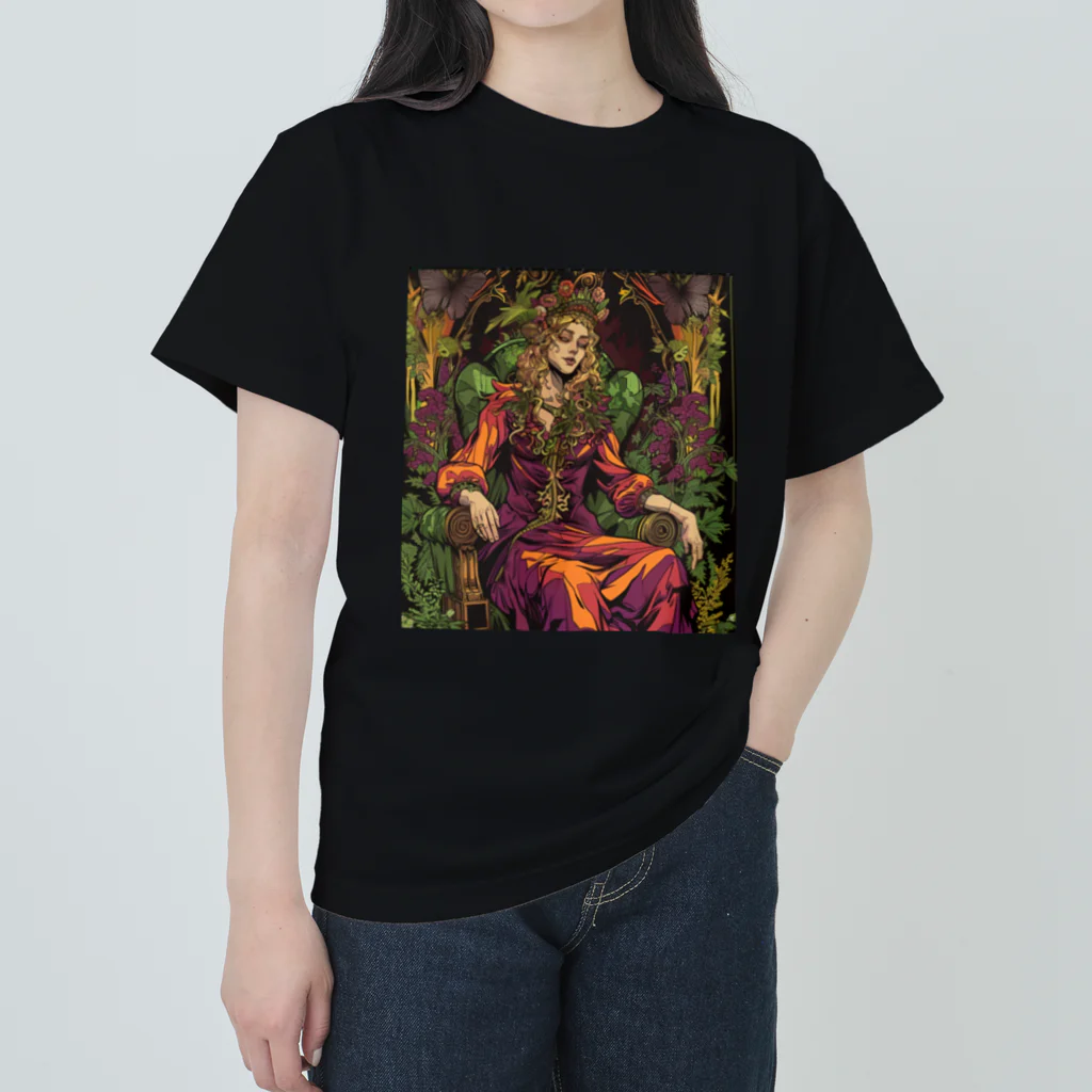 nigihayahiの女帝 ヘビーウェイトTシャツ