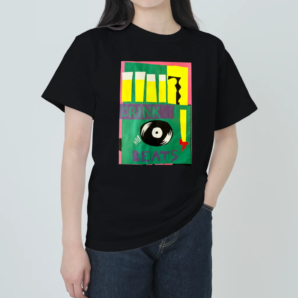 リルオッサのDrink Beats Tee ヘビーウェイトTシャツ