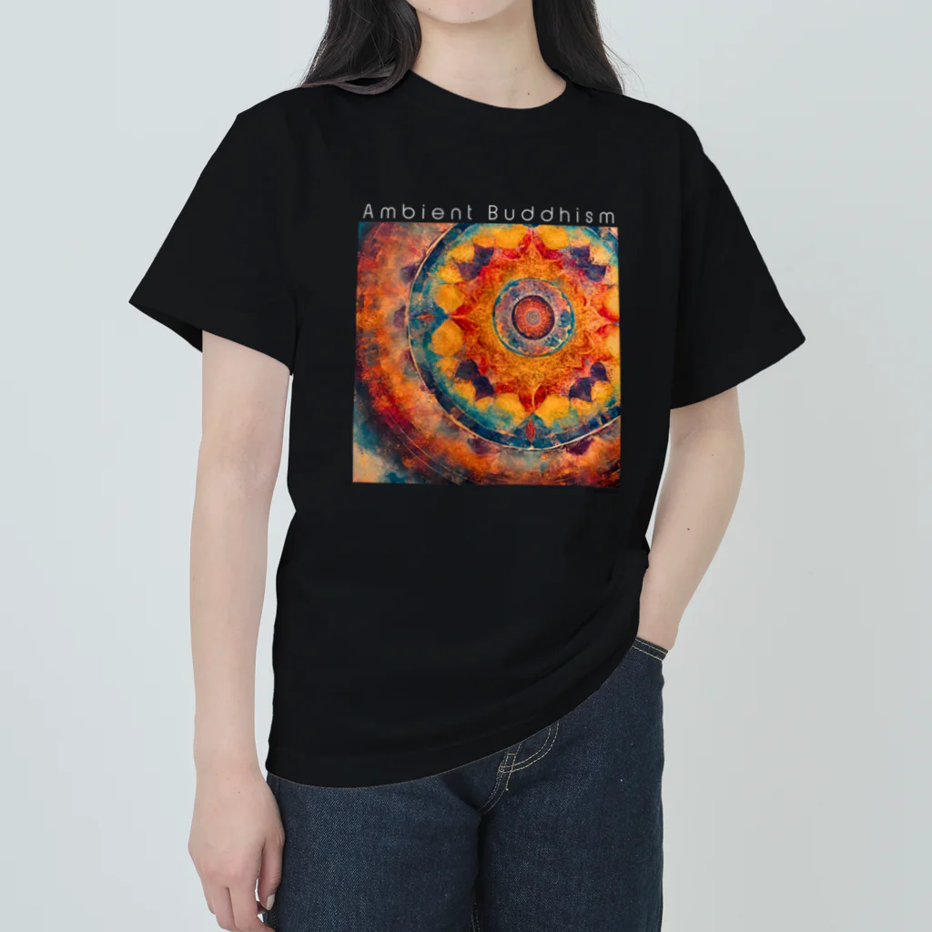 TAKEO SUZUKI / TASKENのAmbient Buddhism3 Album Art T-Shirts Heavyweight T-Shirt