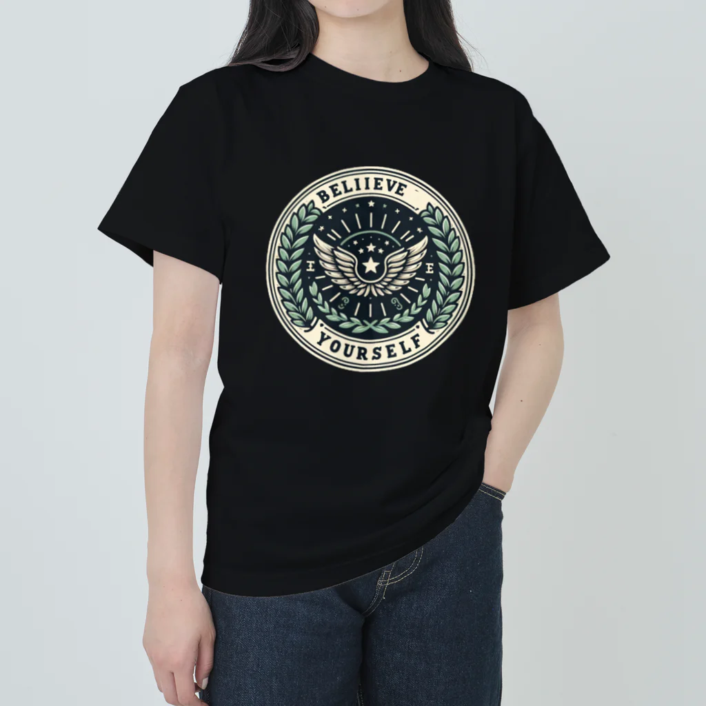 まんまるちゃんのBelieve in Yourself Heavyweight T-Shirt