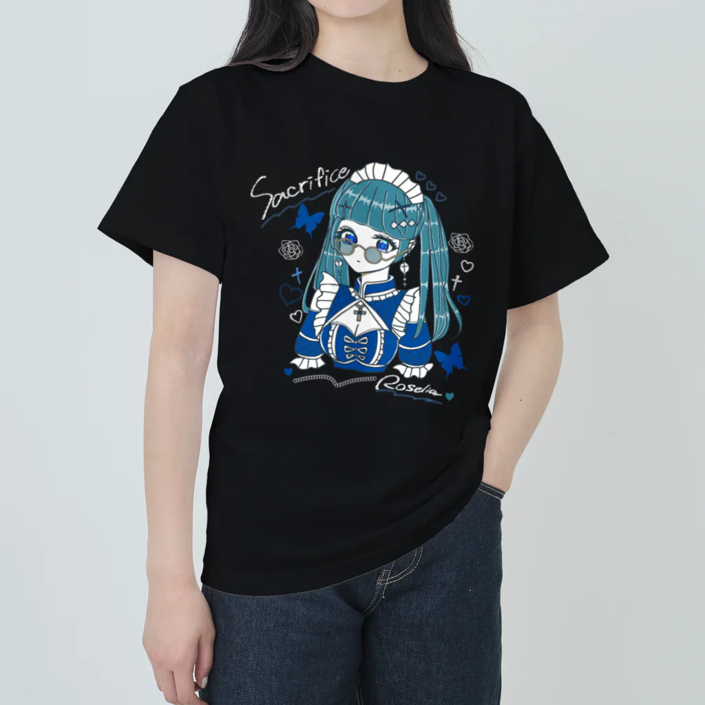 𝒜𝓏のSacrifice -Gothic Maid- ヘビーウェイトTシャツ