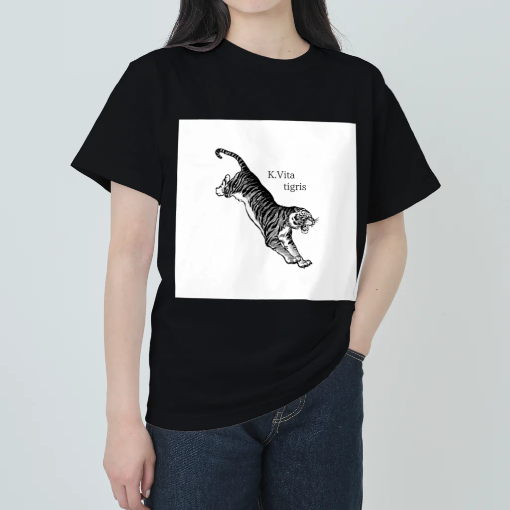 K.Vitaの虎＝金運上昇！ ヘビーウェイトTシャツ