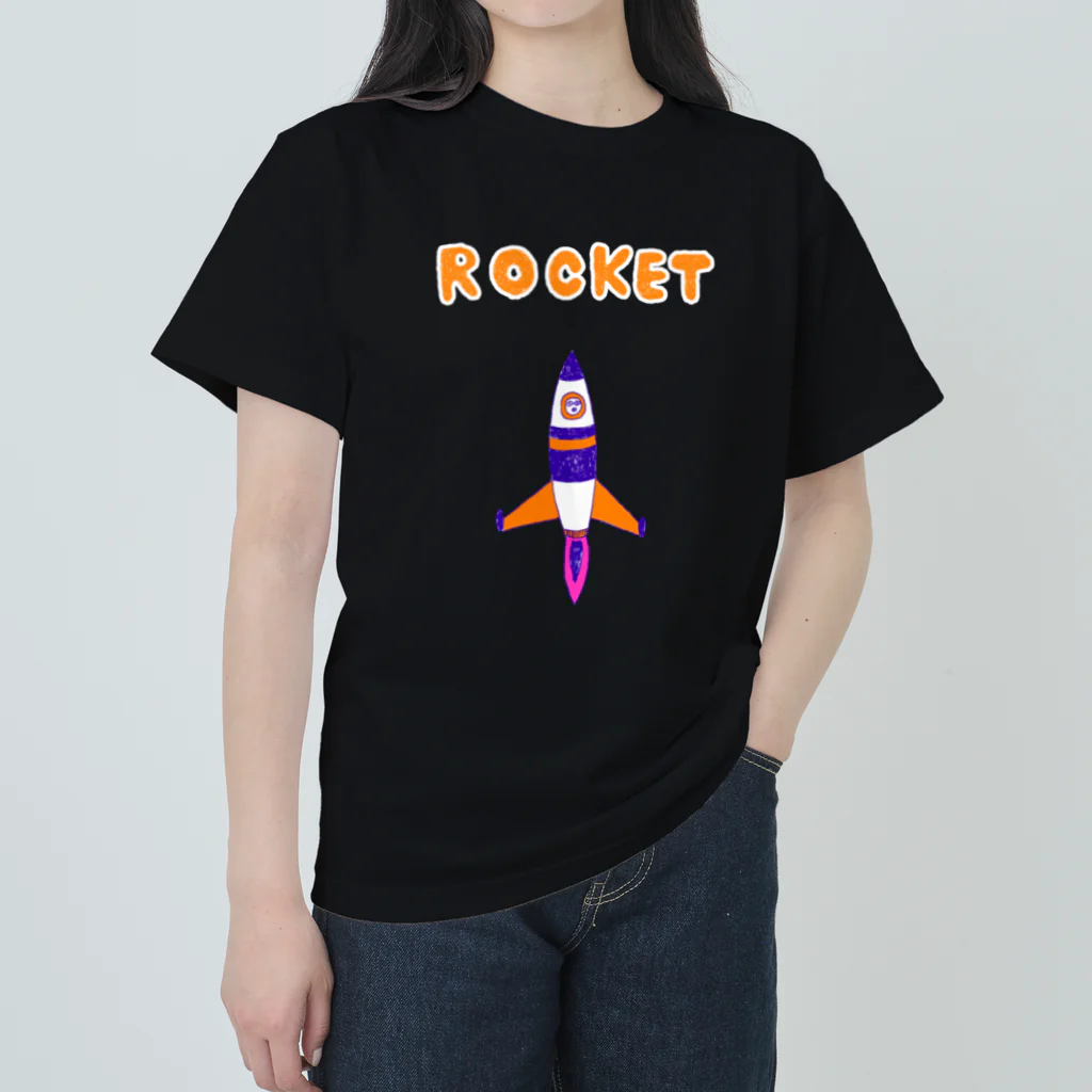 NIKORASU GOのロケット ヘビーウェイトTシャツ