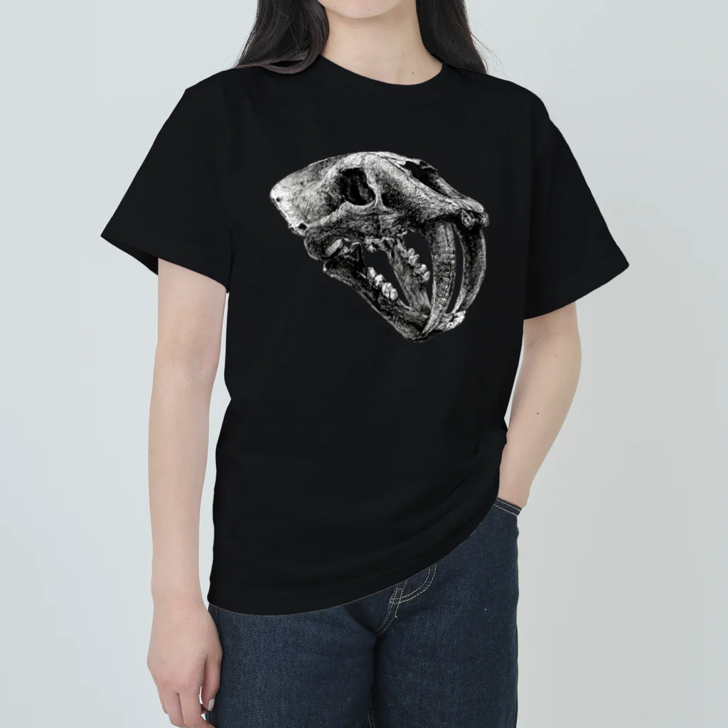 segasworksのSmilodon(skull) Heavyweight T-Shirt