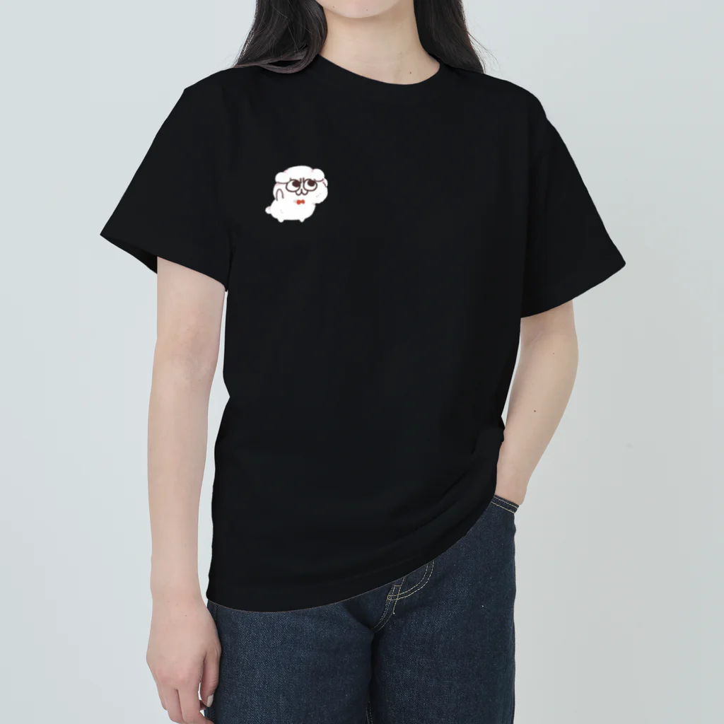 テディ轟のみみペタテディ轟ホワイト Heavyweight T-Shirt