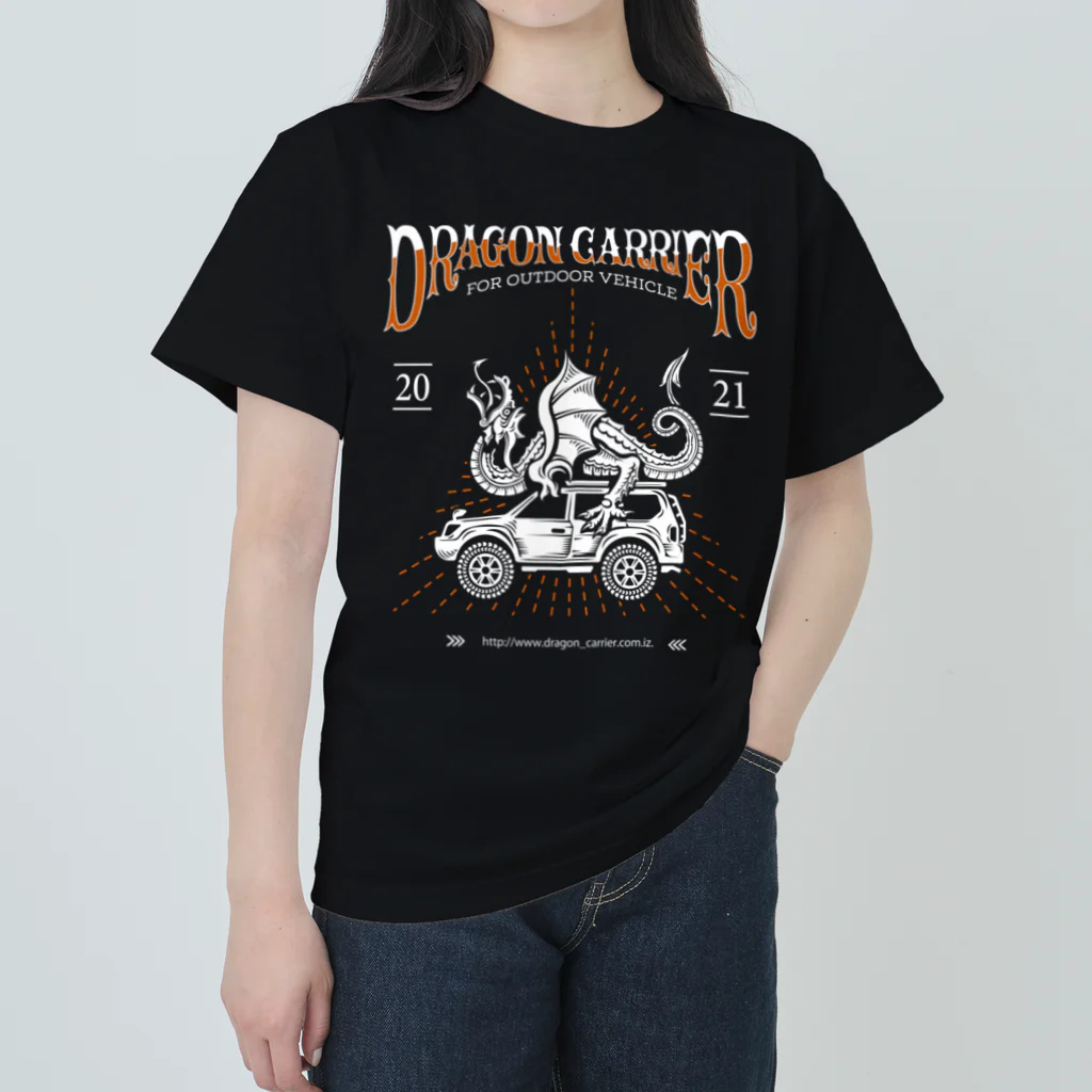 IZ_WORKSのDRAGON CARRIER 01 ヘビーウェイトTシャツ