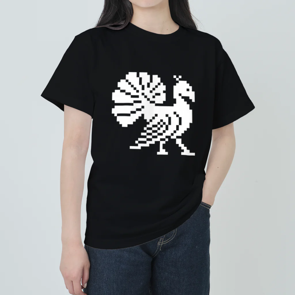 MANOSKEのFANTASMA BIRD (WHITE) ヘビーウェイトTシャツ