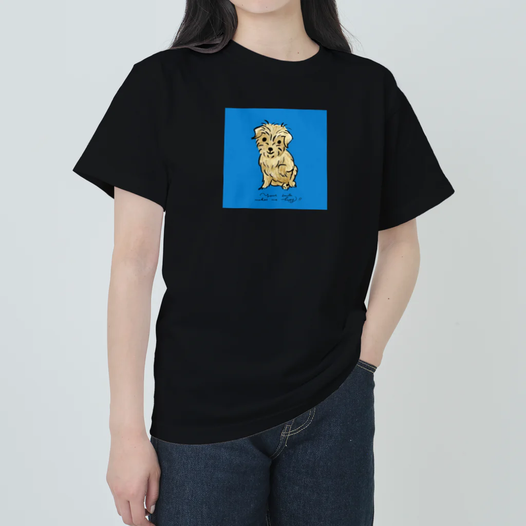 TOMOS-dogのまねき犬 Heavyweight T-Shirt